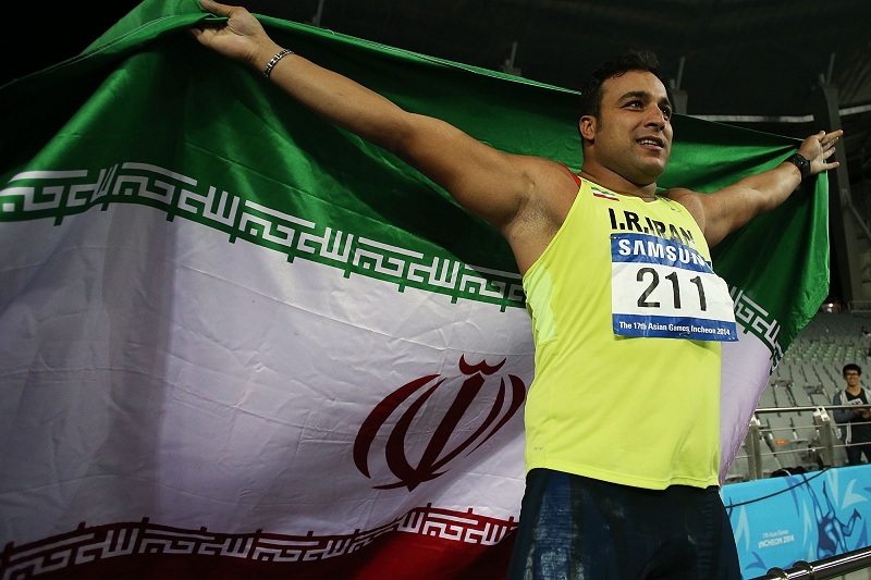 Iranian thrower Haddadi earns 2020 Olympic quota