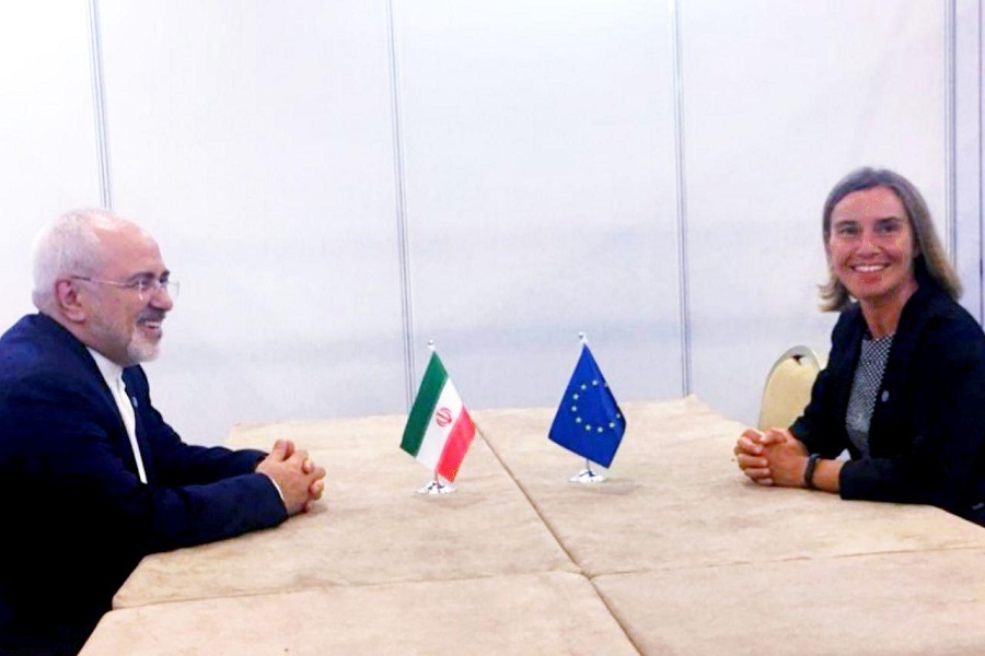 Zarif, Mogherini discuss Iran Deal