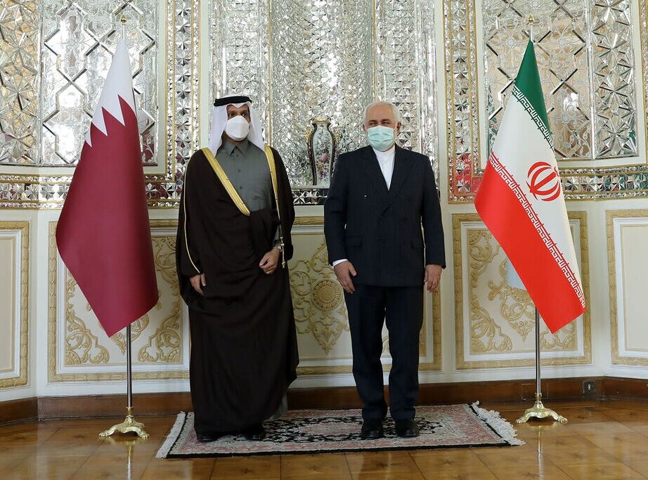 Zarif meets Qatari counterpart in Tehran