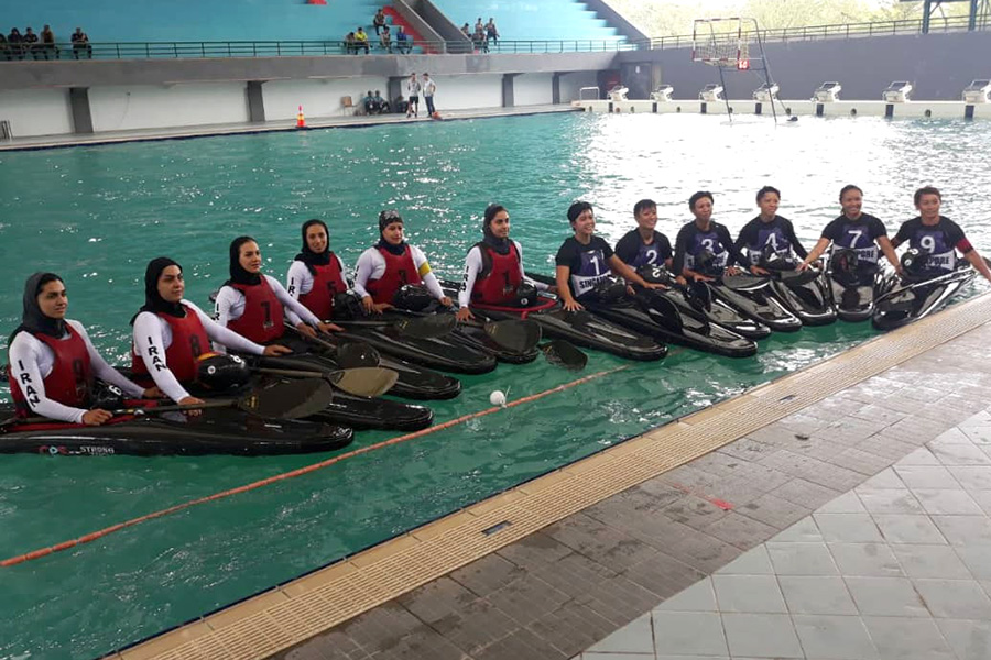 Iran’s women champion of Asian Canoe Polo champs