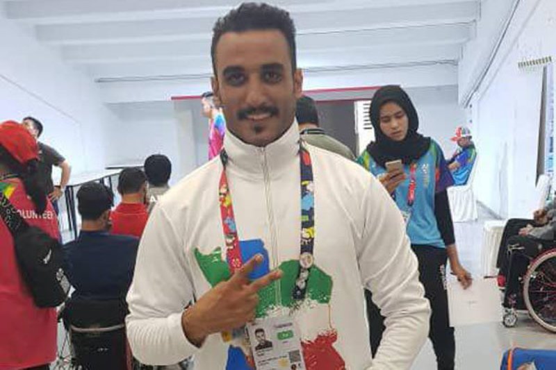 Iranian runner wins bronze at Asian Para Games