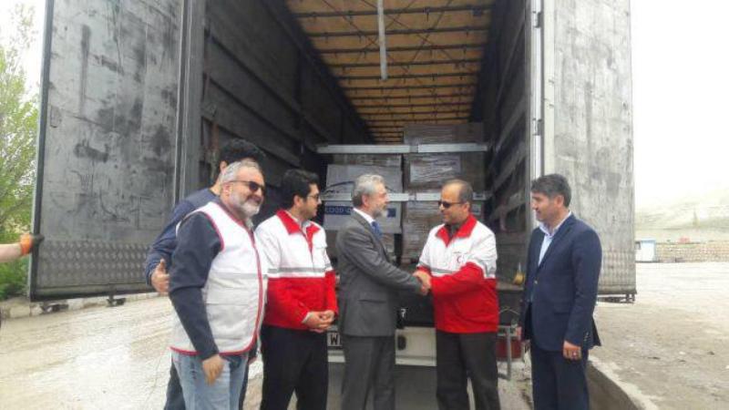 Slovakia humanitarian aid to flood-stricken Iran arrives