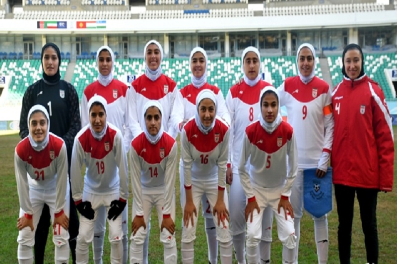 Iran football team runner-up at CAFA Women's Champs