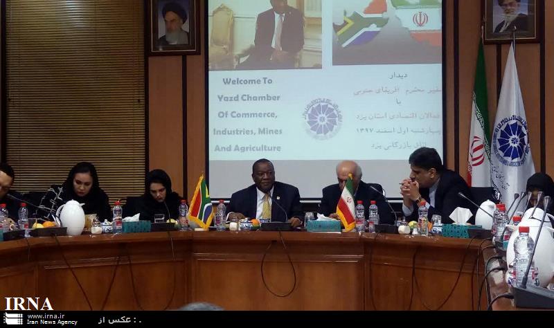 Iran’s trade exchanges should go beyond Europe: S. African envoy