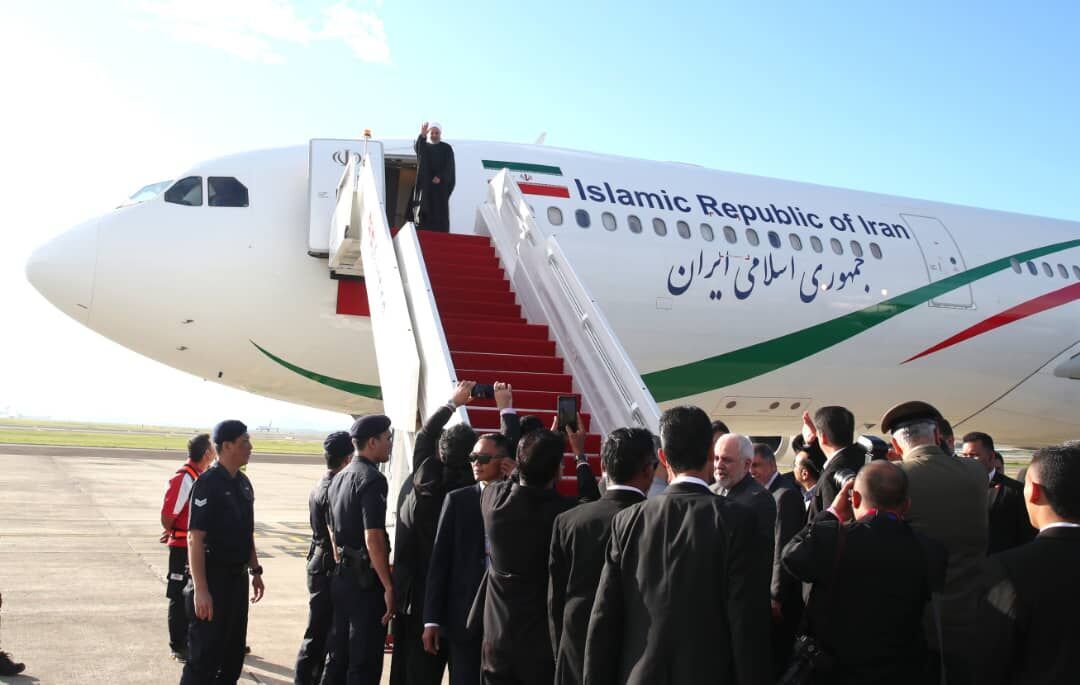 President Rouhani leaves Kuala Lumpur for Tokyo