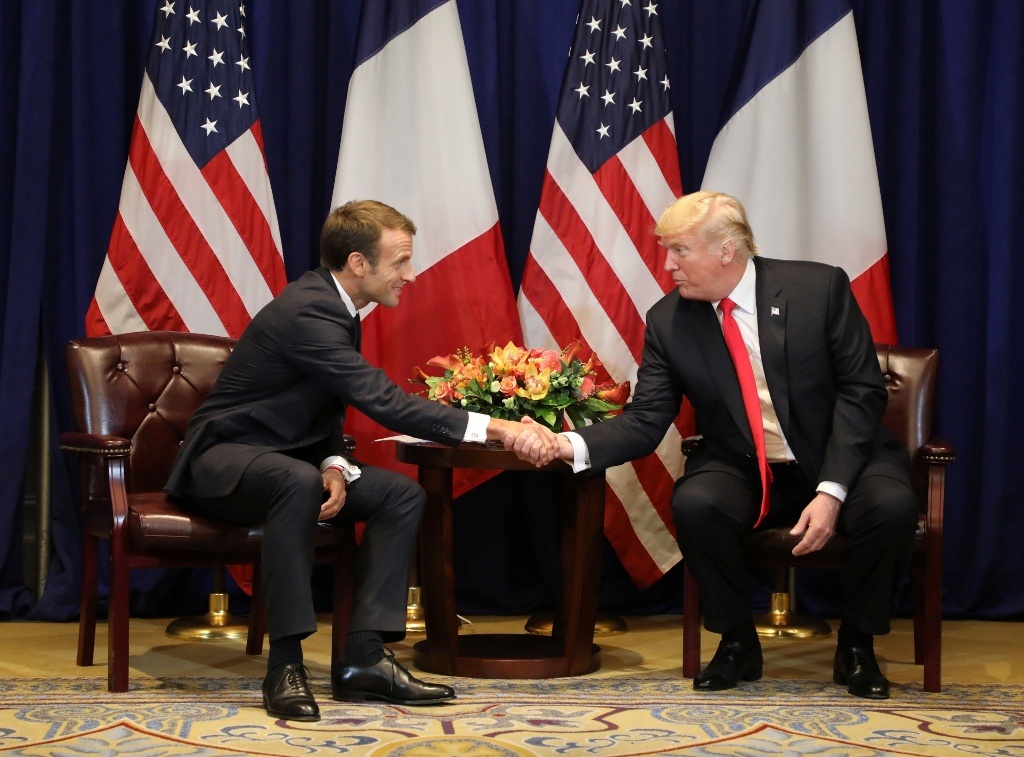 US, French presidents discuss Iran, Syria