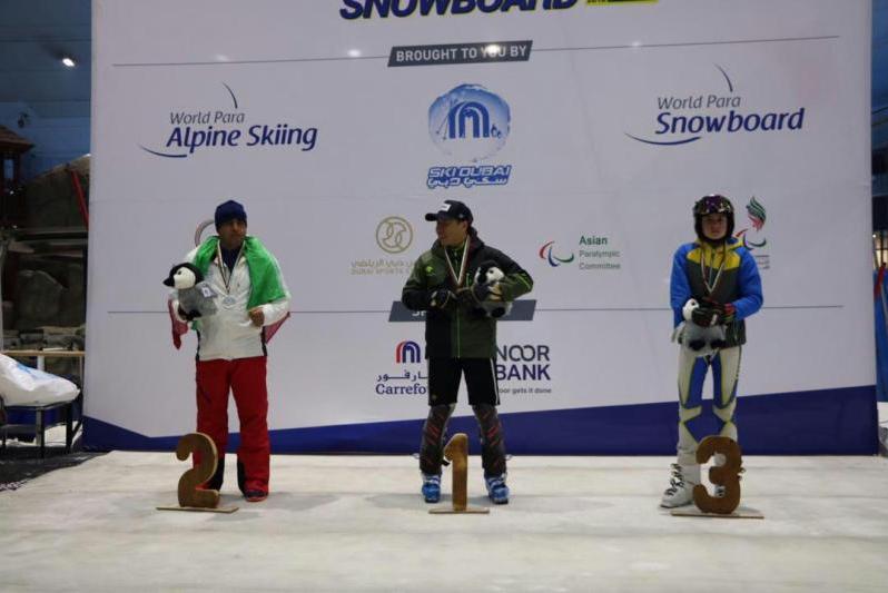 Iranian skier ranks 2nd in World Para Alpine Event