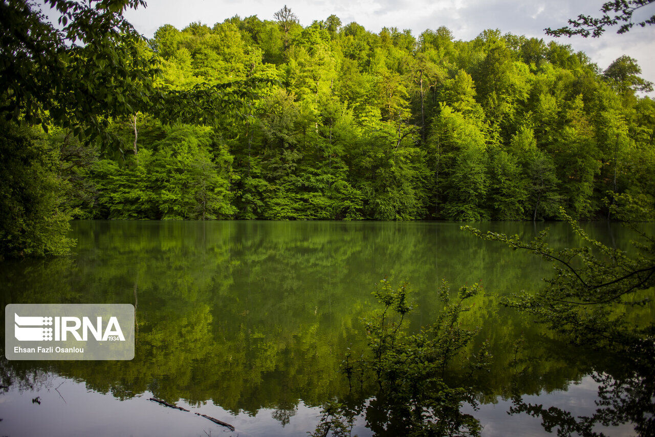 Churat Lake in Northern Iran; Beauty created by earthquake