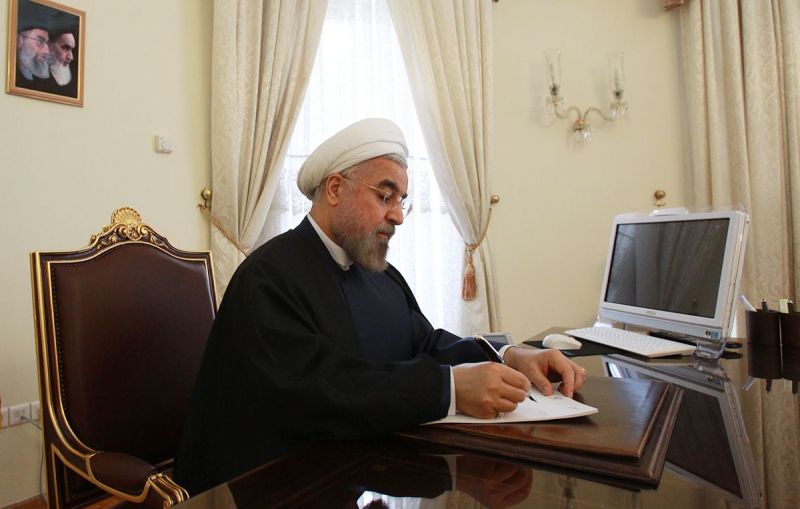 President Rouhani condoles with Indonesia on plane crash