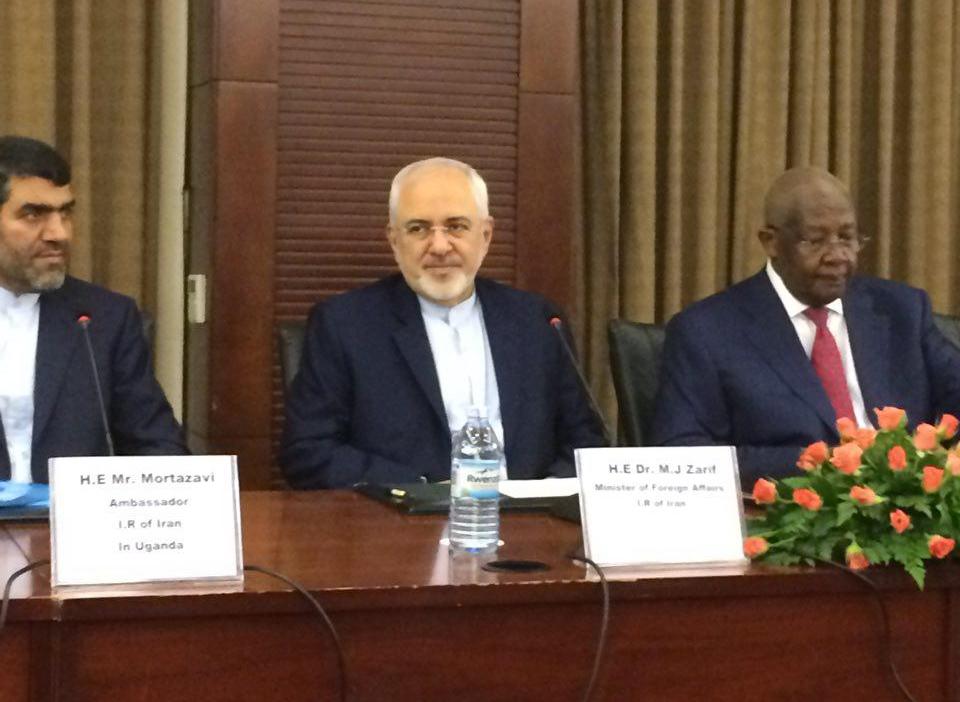 Iran FM hails Tehran-Kampala ties
