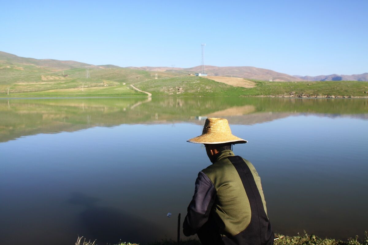 Fishing in northwestern Iran