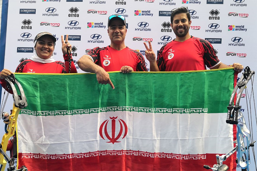 Iran's archery team wins bronze in world cup