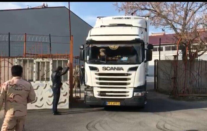 A 13-ton cargo of laboratory diagnostic equipment arrives Iran from France