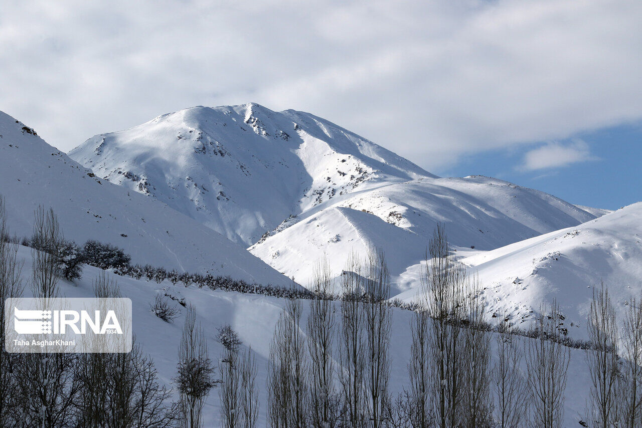 Snowfall in Orumiyeh; Northwestern Iran