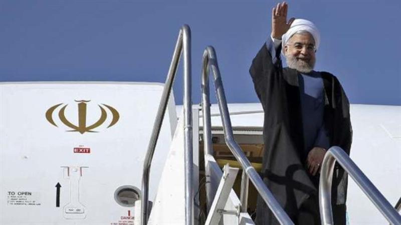 President Rouhani leaves for Ankara