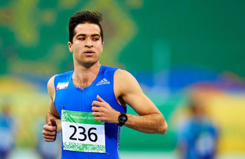Fastest Iranian man ranks 1st in France track & field champ