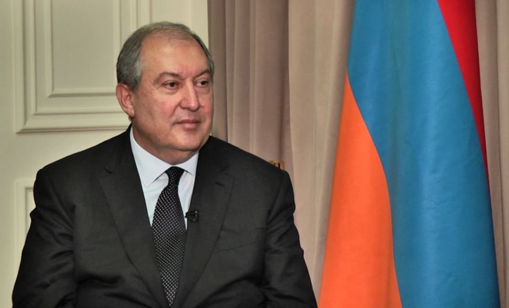 Armenian president urges boosting cooperation with Iran