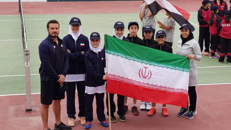 Iran tennis players bag medals in West Asian competitions