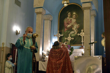 Jesus Crist birthday and Baptizing ritual held in Tehran