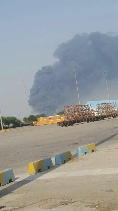 BDSR storage of Bandar Imam petrochemical plant catches fire (URGENT)