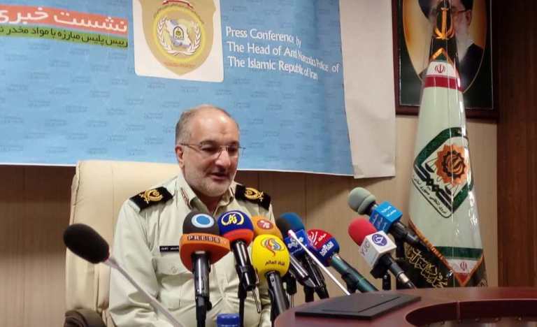 808 tons of drugs found in Iran in a year