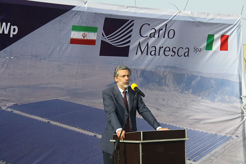 Italian Envoy: Using clean energy power plant indicates attention to environment