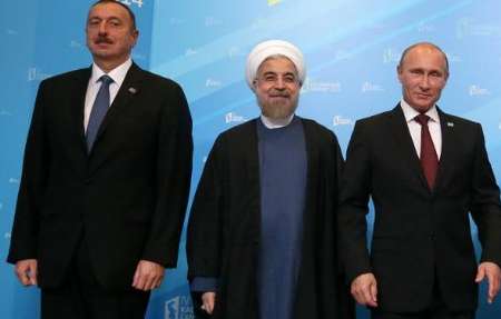 Iran, Russia, Azeri presidents vow to cooperate in line with UN Charter