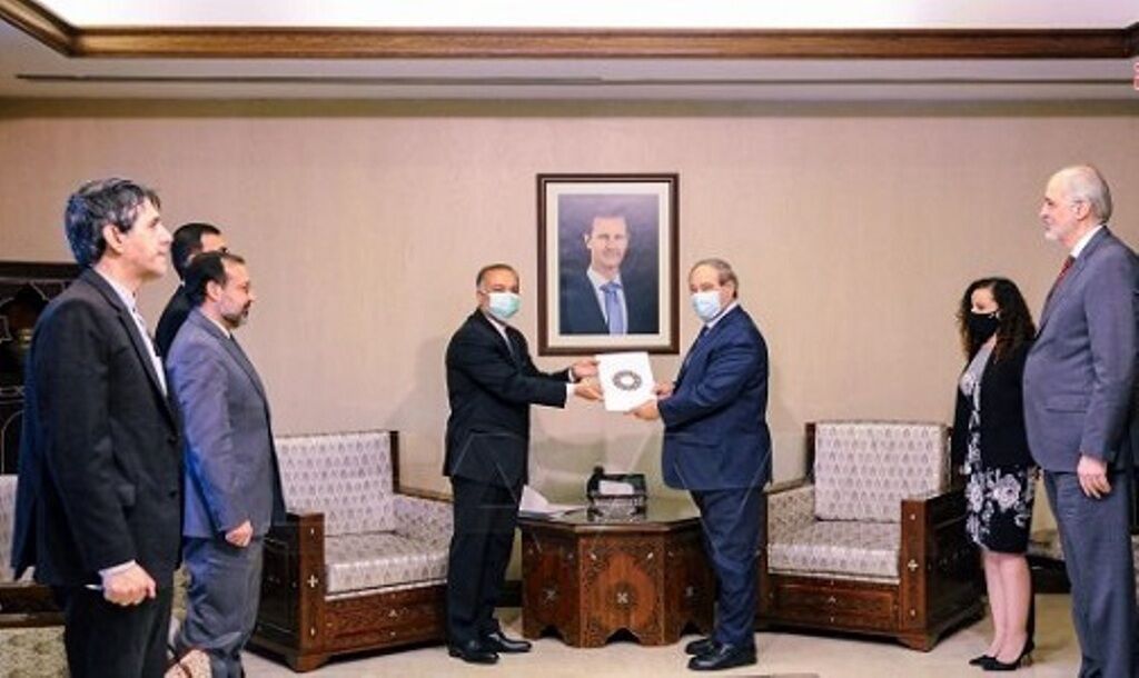 Iran’s new ambassador to Damascus meets Syrian FM