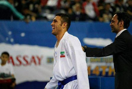Iranian karateka gets gold, silver