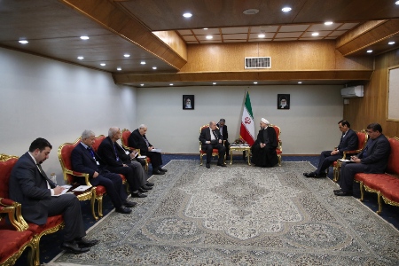 President: Iranians support Palestinian cause