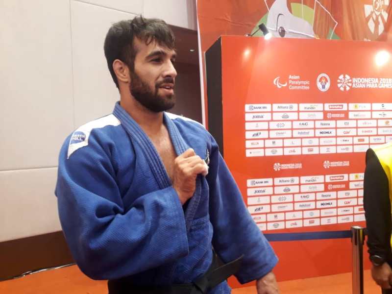 Iranian judoka wins gold at Asian Para Games