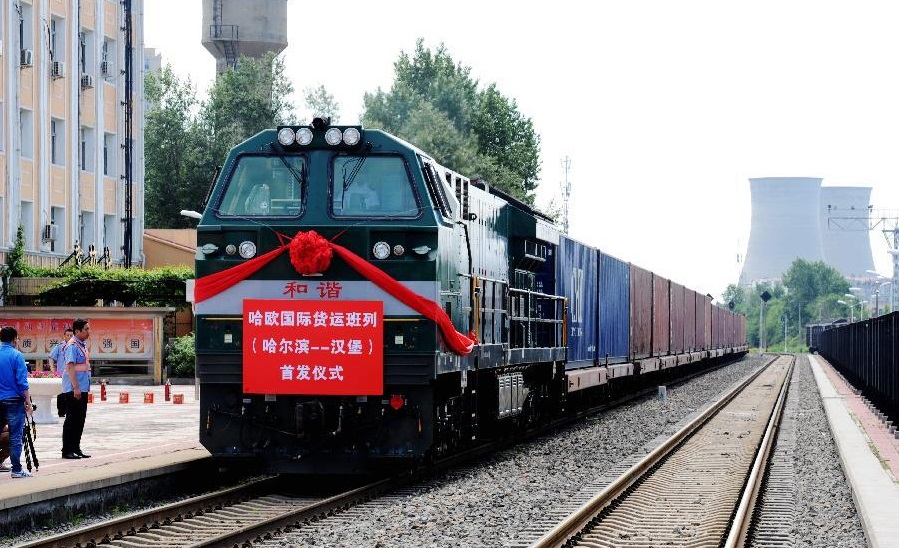 Chinese freight train on way of Iran