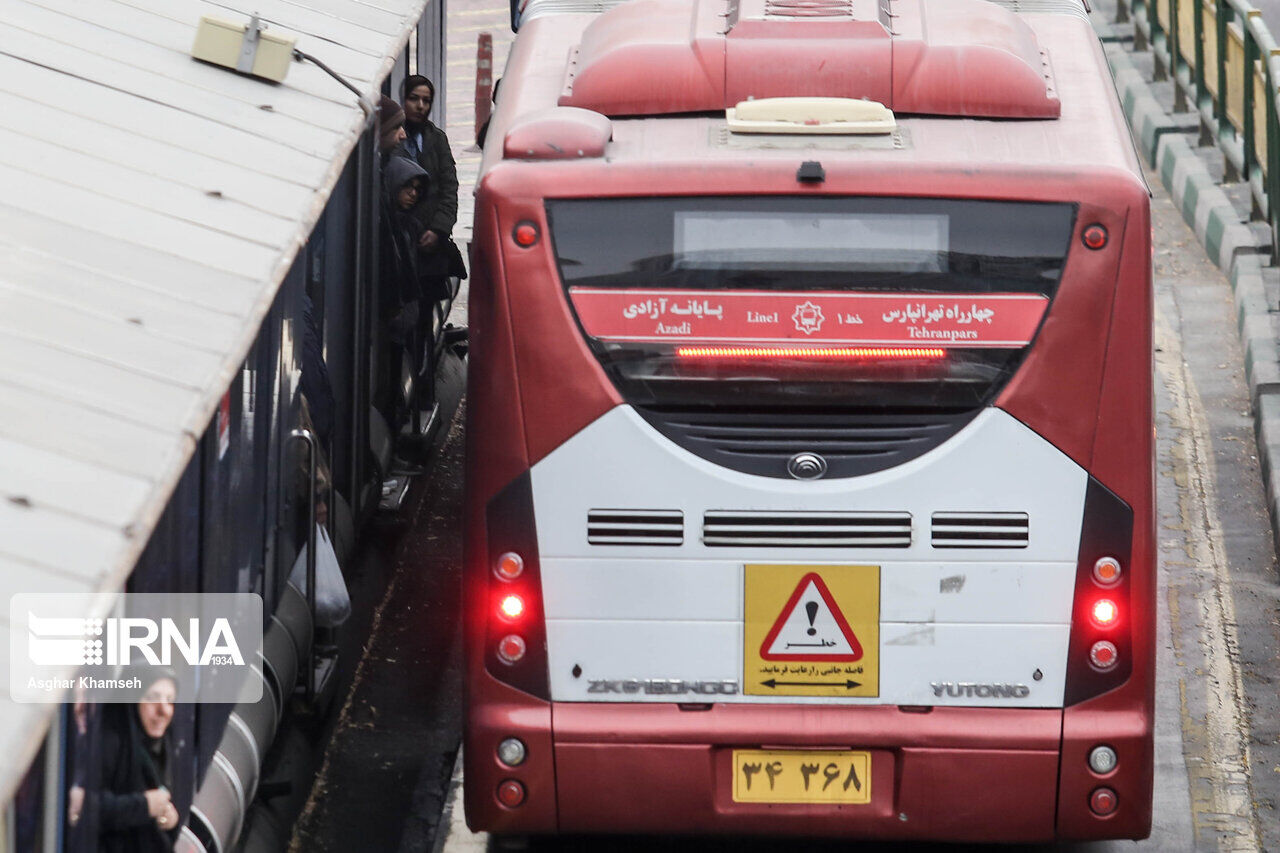 Tehran buses turned to anti-coronavirus training centers