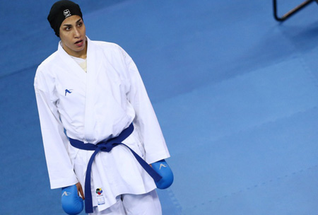 Iran female athlete reaches finals of Karate World League