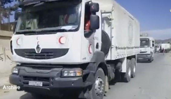 Aid convoy enters Eastern Ghouta in Damascus countryside
