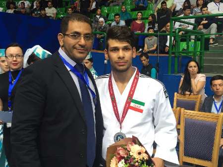 Iranian judoka wins bronze medal in Baku