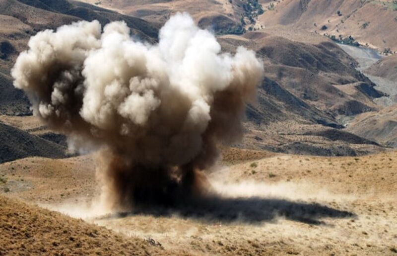 A child stepping on landmine loses leg in Sardasht, northwestern Iran