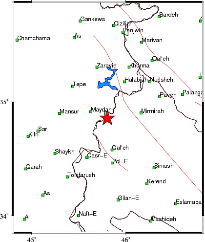 4.5-magnitude quake rocks western Iran