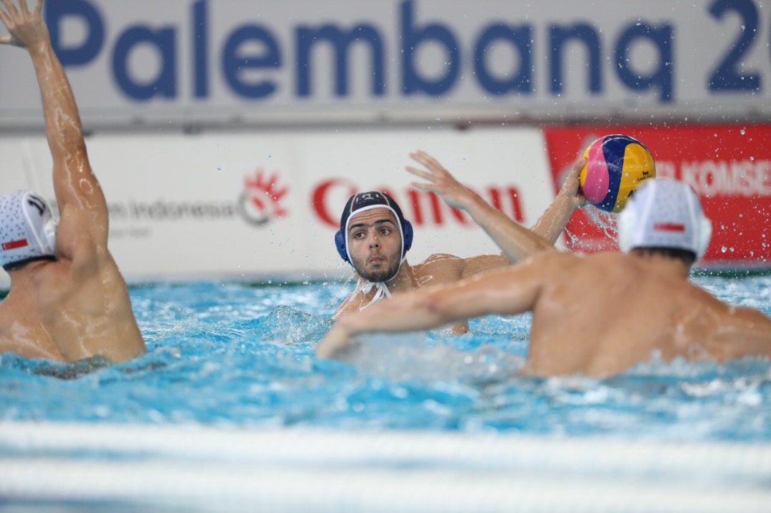 Iran's water polo team beats Singapore in Asian Games