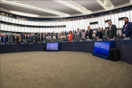 European parliament holds one minute silence for Tehran terror attack