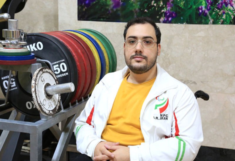 Iranian para powerlifter bagged Asian silver medal