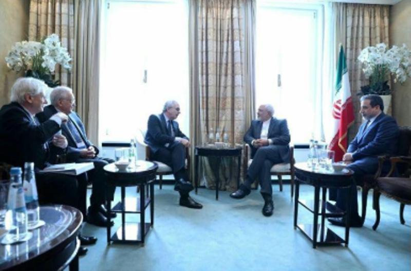 Iran FM meets with ‘The Elders’ members in Munich