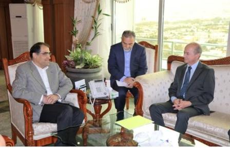 Health minister discusses medical cooperation with French envoy