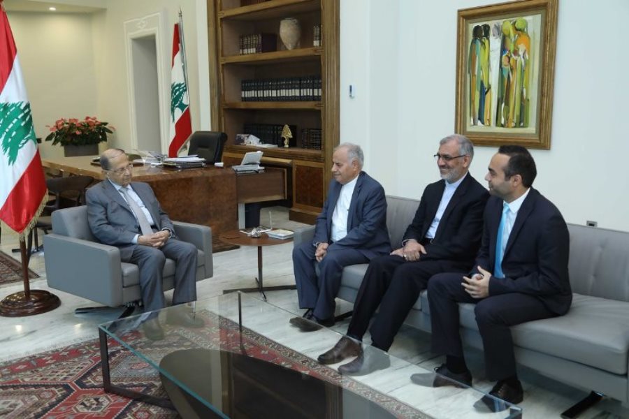 Iranian Assyrian MP meets with Lebanese President