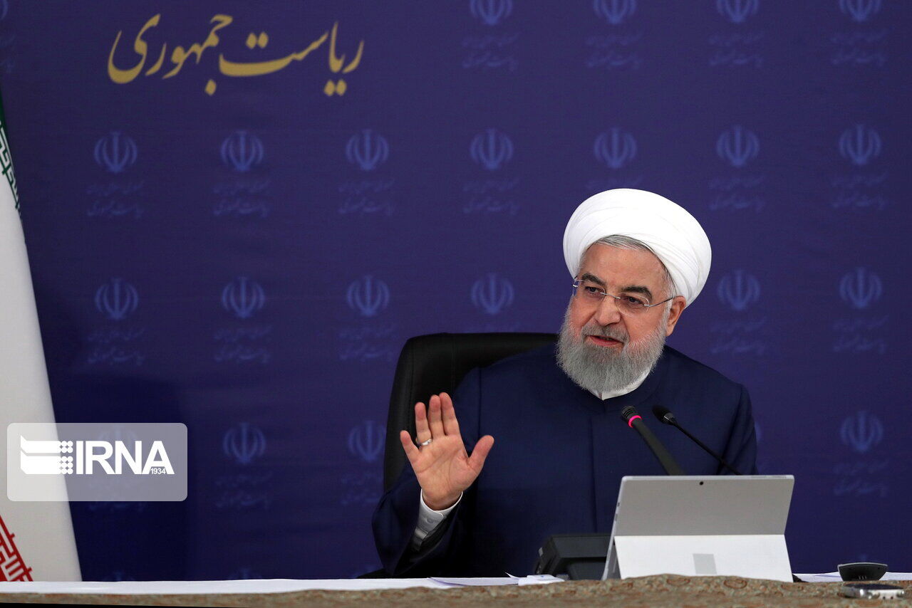 President Rouhani blasts US for pressuring IMF