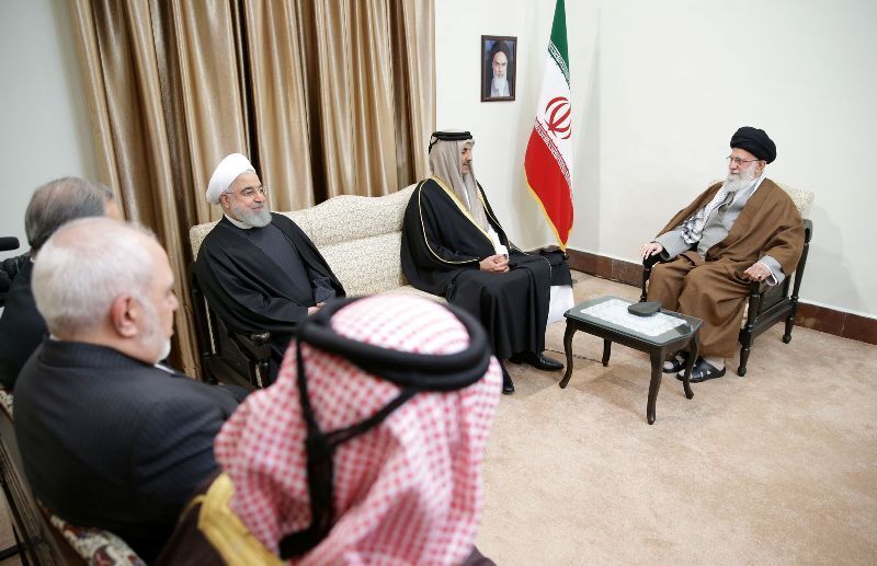 Iran’s Supreme Leader receives Qatari Emir