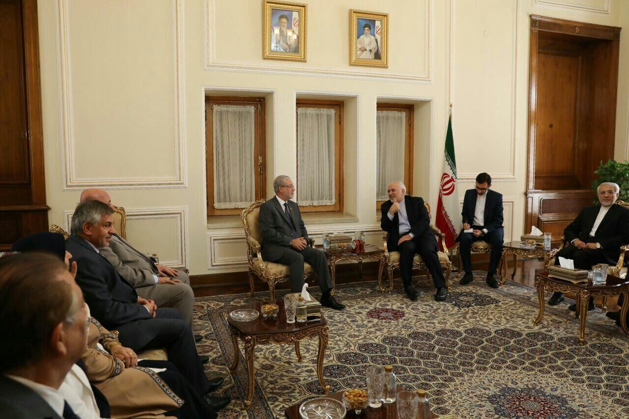 Iran FM receives Iraqi parliamentary delegation