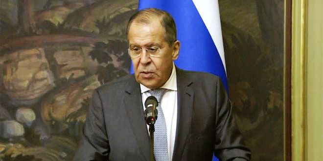 Lavrov: Eradicating terrorism is a priority in Syria