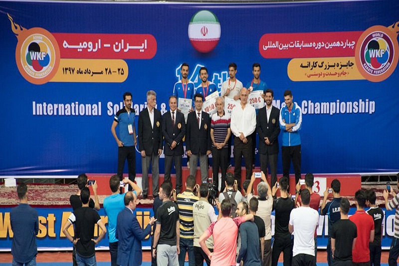 Iran karate team wins Int'l Solidarity & Friendship Champs