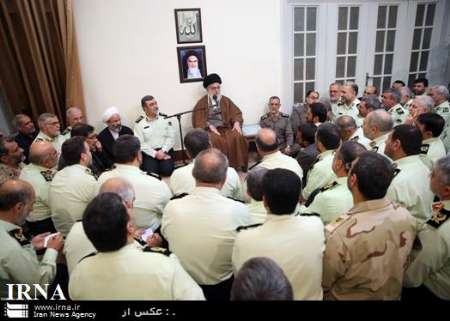 Supreme Leader commends services of Islamic Republic of Iran Police